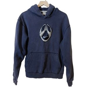 vintage nike navy blue hoodie